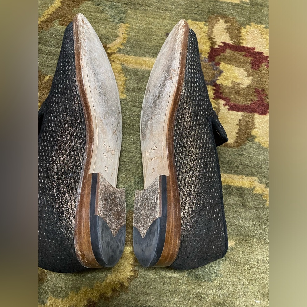 Paul Smith Steven Black & Gold Loafers With Tassel Sz 39,9 Women’s - Picture 9 of 15